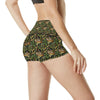 Western Style Print High Waisted Spandex Shorts-JTAMIGO.COM