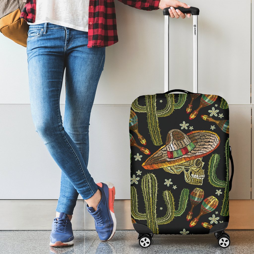 Western Style Print Luggage Cover Protector