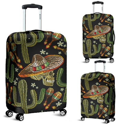 Western Style Print Luggage Cover Protector