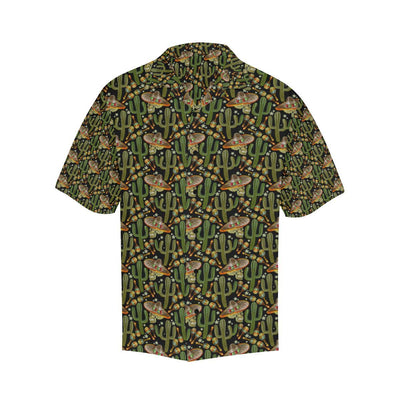 Western Style Print Men Aloha Hawaiian Shirt