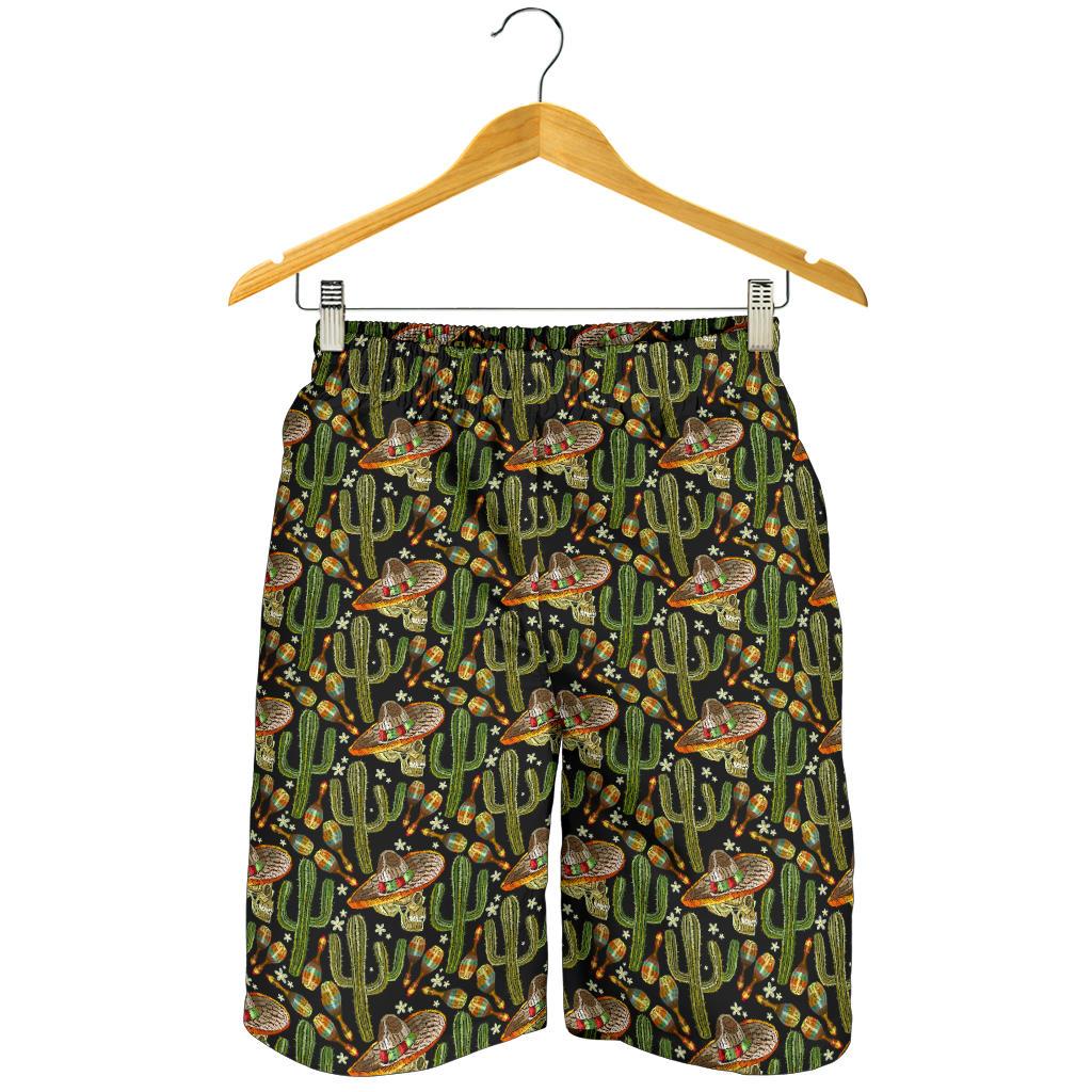 Western Style Print Mens Shorts-JTAMIGO.COM