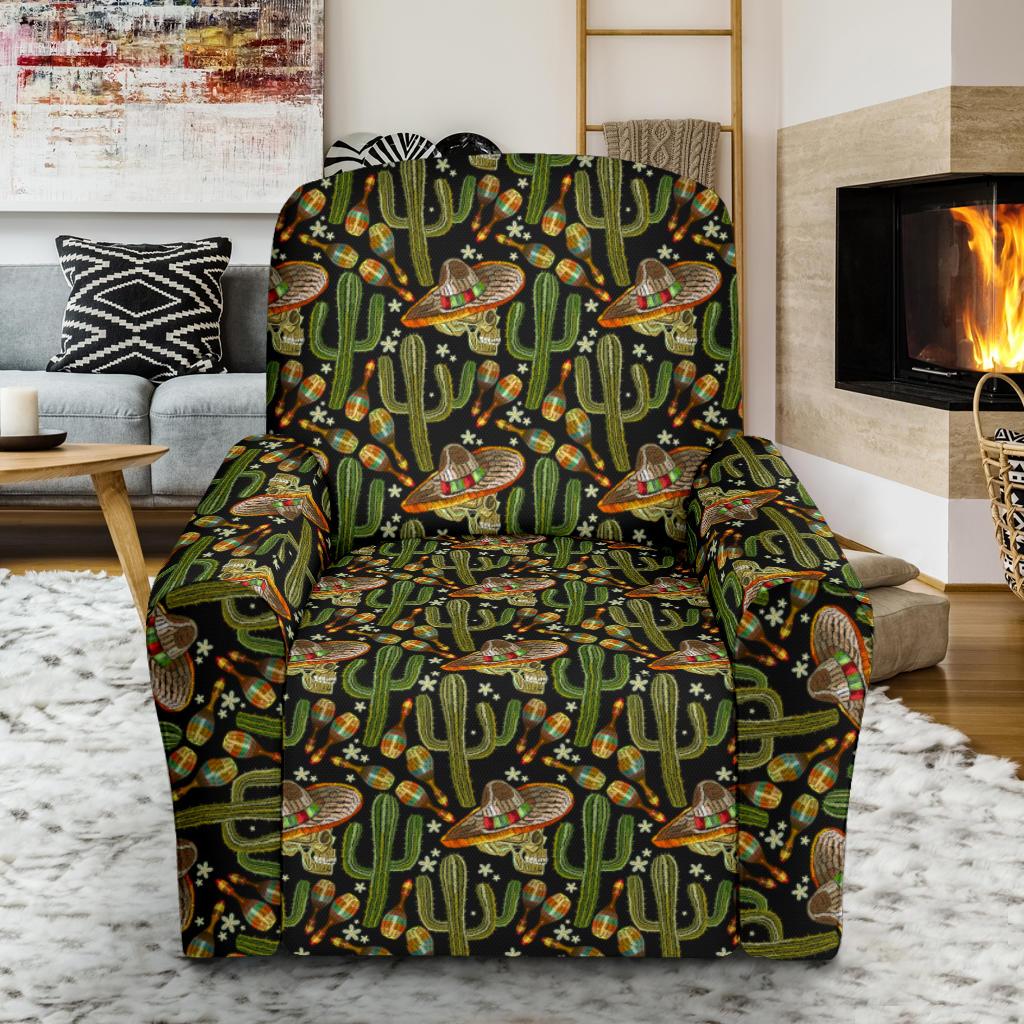 Western Style Print Single Sofa Slipcover -JTAMIGO.COM