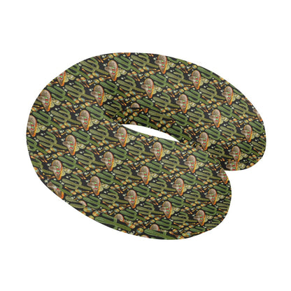 Western Style Print U-Shaped Travel Neck Pillow-JTAMIGO.COM