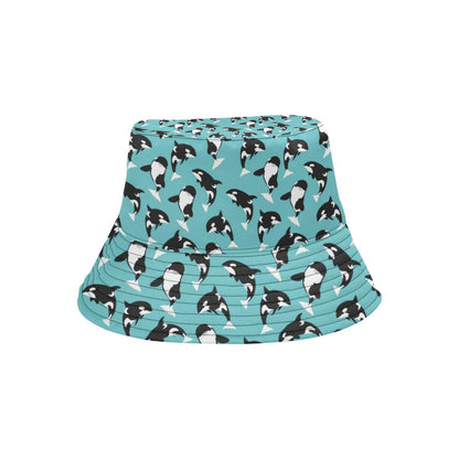Whale Action Design Themed Print Unisex Bucket Hat