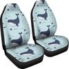 Whale Cute Design Themed Print Universal Fit Car Seat Covers