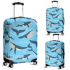 Whale Pattern Design Themed Print Luggage Cover Protector