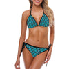 Whale Sea Design Themed Print Bikini Swimsuit-JTAMIGO.COM