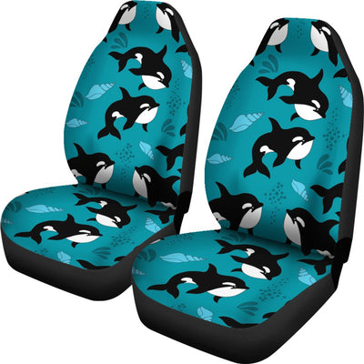 Whale Sea Design Themed Print Universal Fit Car Seat Covers