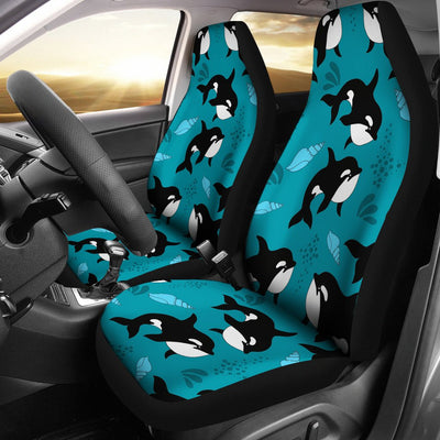 Whale Sea Design Themed Print Universal Fit Car Seat Covers