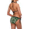 White Green Tropical Palm Leaves Bikini Swimsuit-JTAMIGO.COM