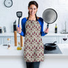 Wine Bottle Pattern Print Women Apron