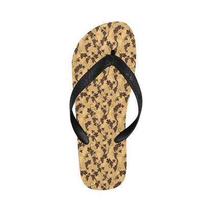 Wine Grape Design Print Flip Flops-JTAMIGO.COM