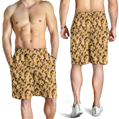 Wine Grape Design Print Mens Shorts-JTAMIGO.COM