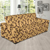 Wine Grape Design Print Sofa Slipcover-JTAMIGO.COM