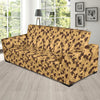 Wine Grape Design Print Sofa Slipcover-JTAMIGO.COM