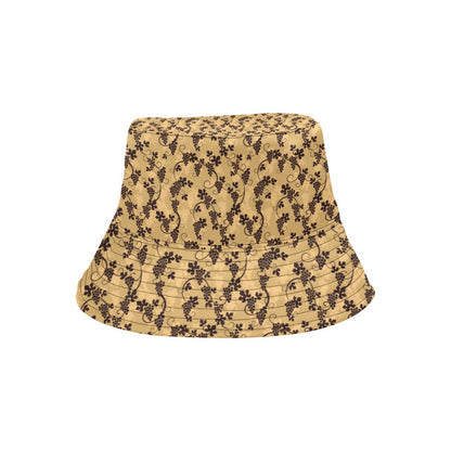 Wine Grape Design Print Unisex Bucket Hat