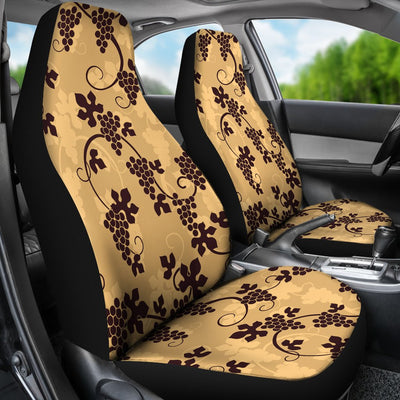 Wine Grape Design Print Universal Fit Car Seat Covers