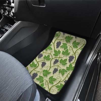 Wine Grape Thmed Print Car Floor Mats