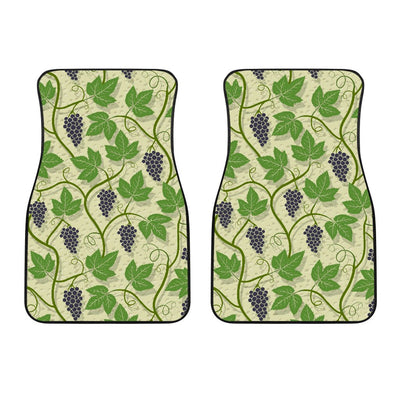 Wine Grape Thmed Print Car Floor Mats