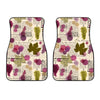 Wine Style Design Print Car Floor Mats