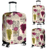 Wine Style Design Print Luggage Cover Protector