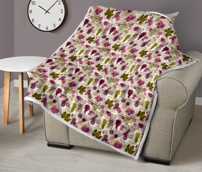 Wine Style Design Print Premium Quilt-JTAMIGO.COM