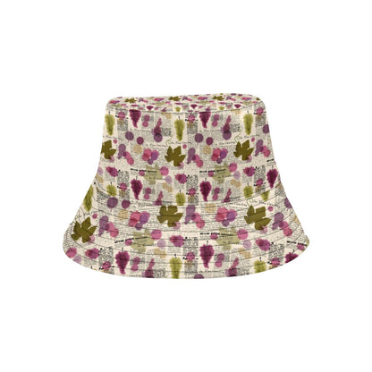 Wine Style Design Print Unisex Bucket Hat