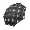 Wolf Black Dream Catcher Design Print Automatic Foldable Umbrella