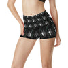 Wolf Black Dream Catcher Design Print High Waisted Spandex Shorts-JTAMIGO.COM