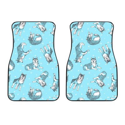 Wolf Design Print Pattern Car Floor Mats