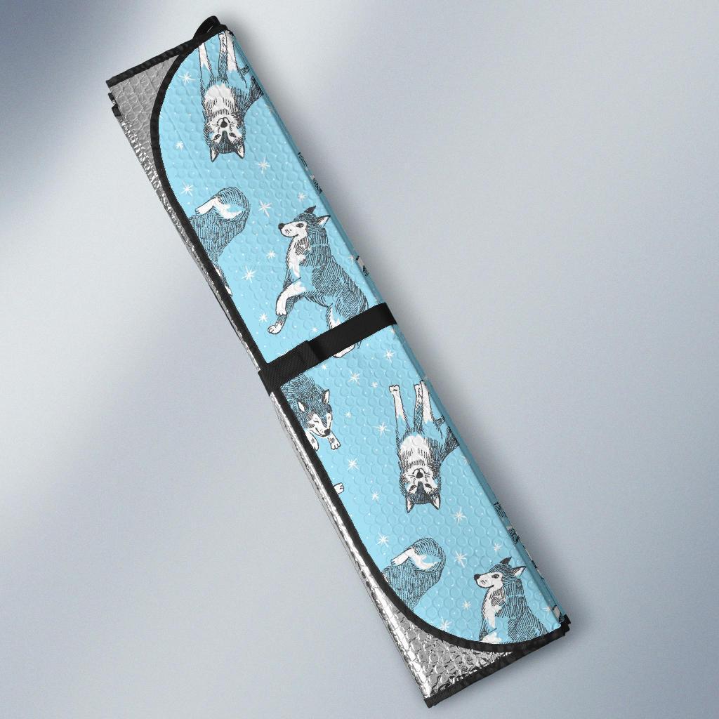 Wolf Design Print Pattern Car Sun Shade For Windshield