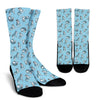 Wolf Design Print Pattern Crew Socks