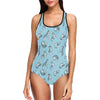 Wolf Design Print Pattern One Piece Swimsuit-JTAMIGO.COM