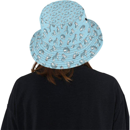 Wolf Design Print Pattern Unisex Bucket Hat