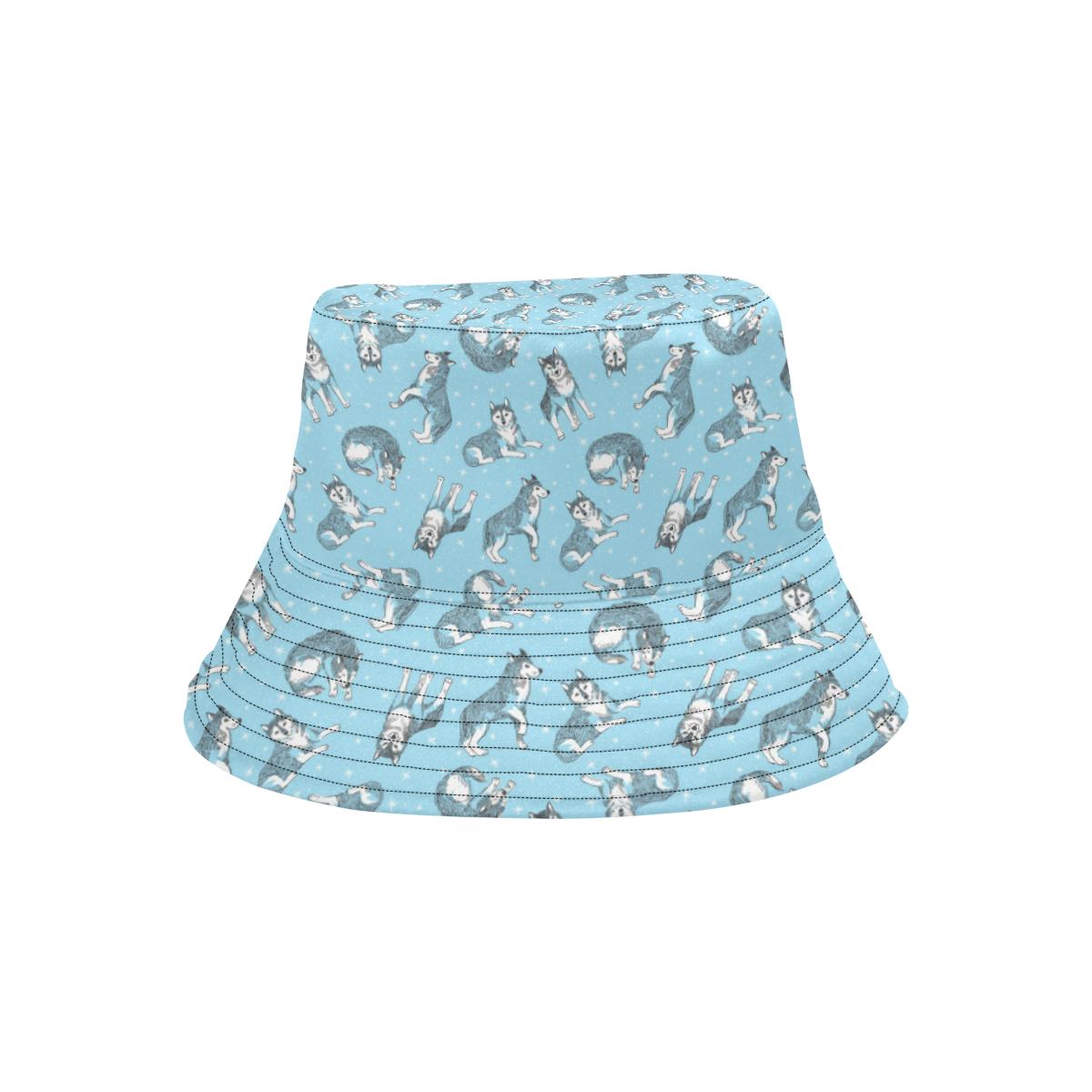 Wolf Design Print Pattern Unisex Bucket Hat