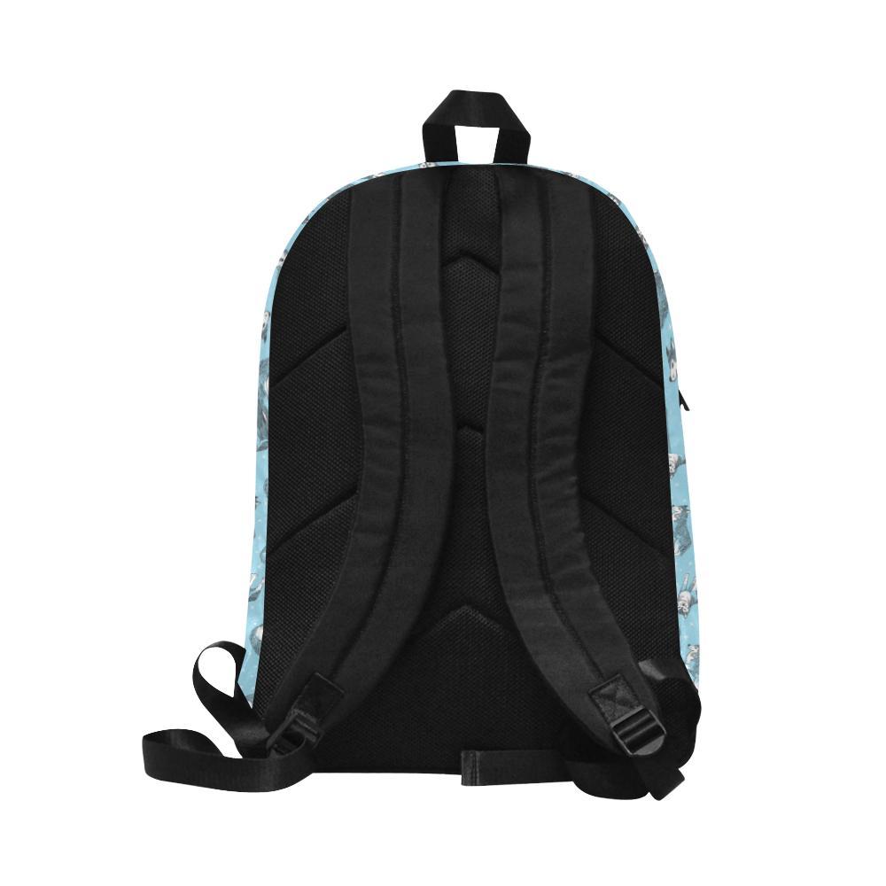 Wolf Design Print Pattern Waterproof Backpack-JTAMIGO.COM