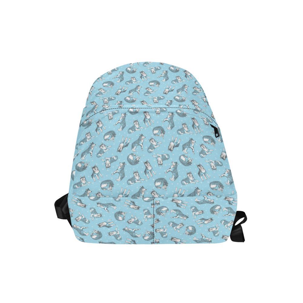 Wolf Design Print Pattern Waterproof Backpack-JTAMIGO.COM