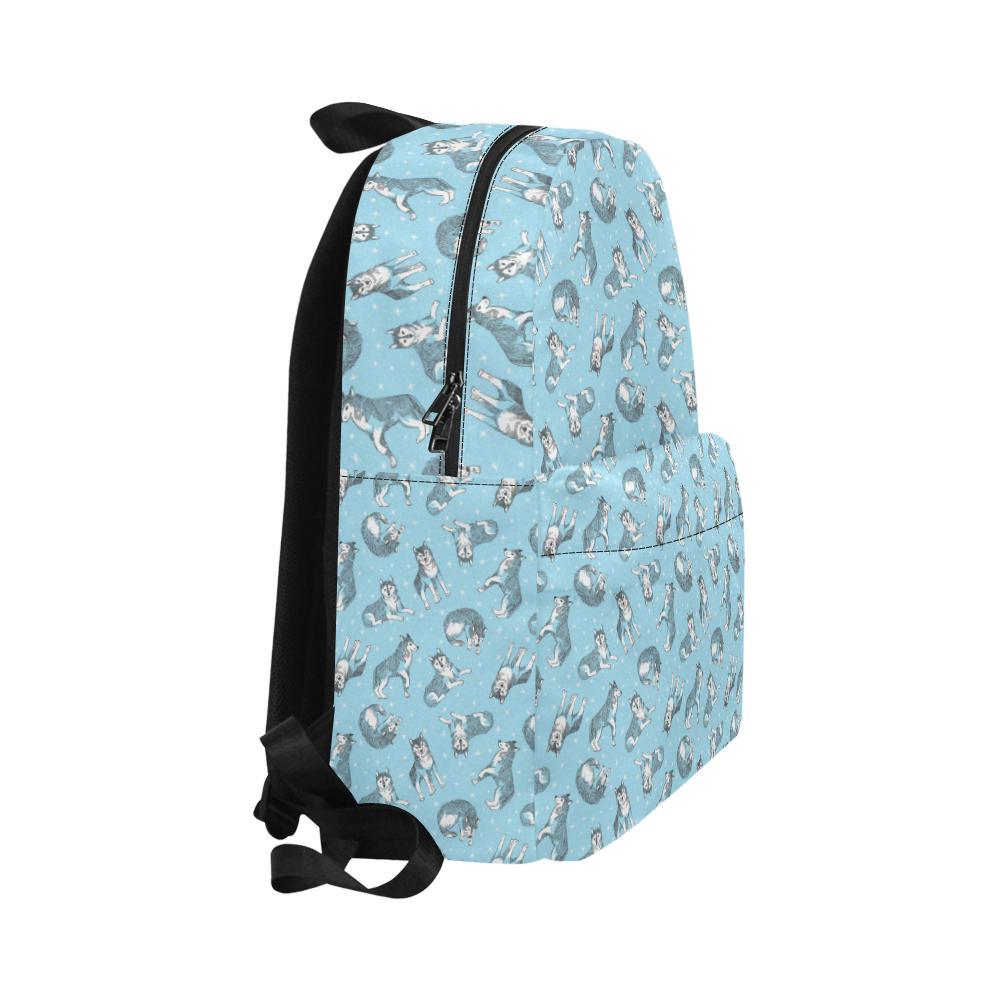 Wolf Design Print Pattern Waterproof Backpack-JTAMIGO.COM