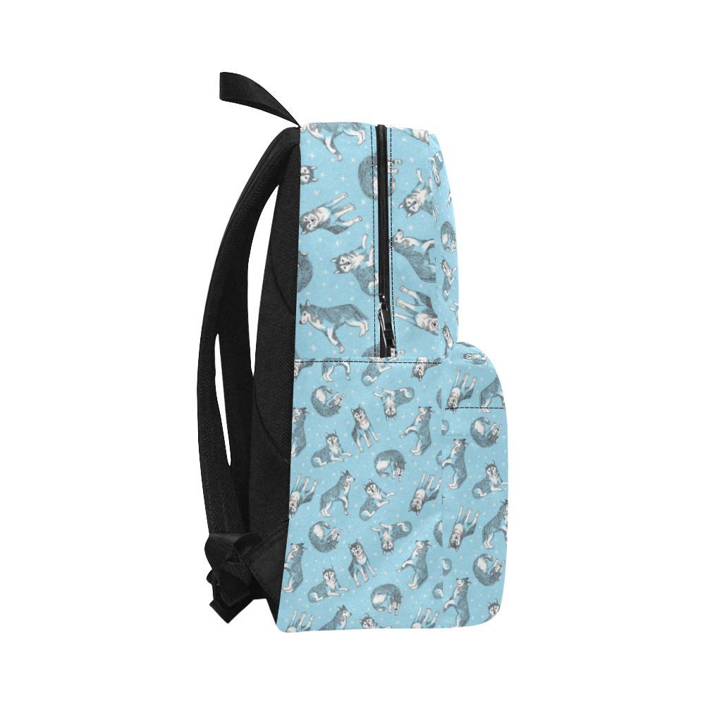 Wolf Design Print Pattern Waterproof Backpack-JTAMIGO.COM