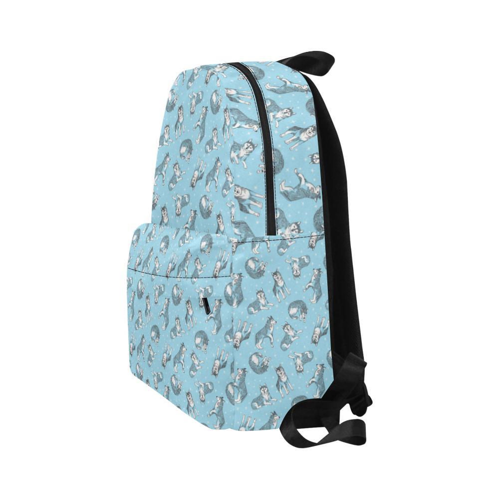 Wolf Design Print Pattern Waterproof Backpack-JTAMIGO.COM