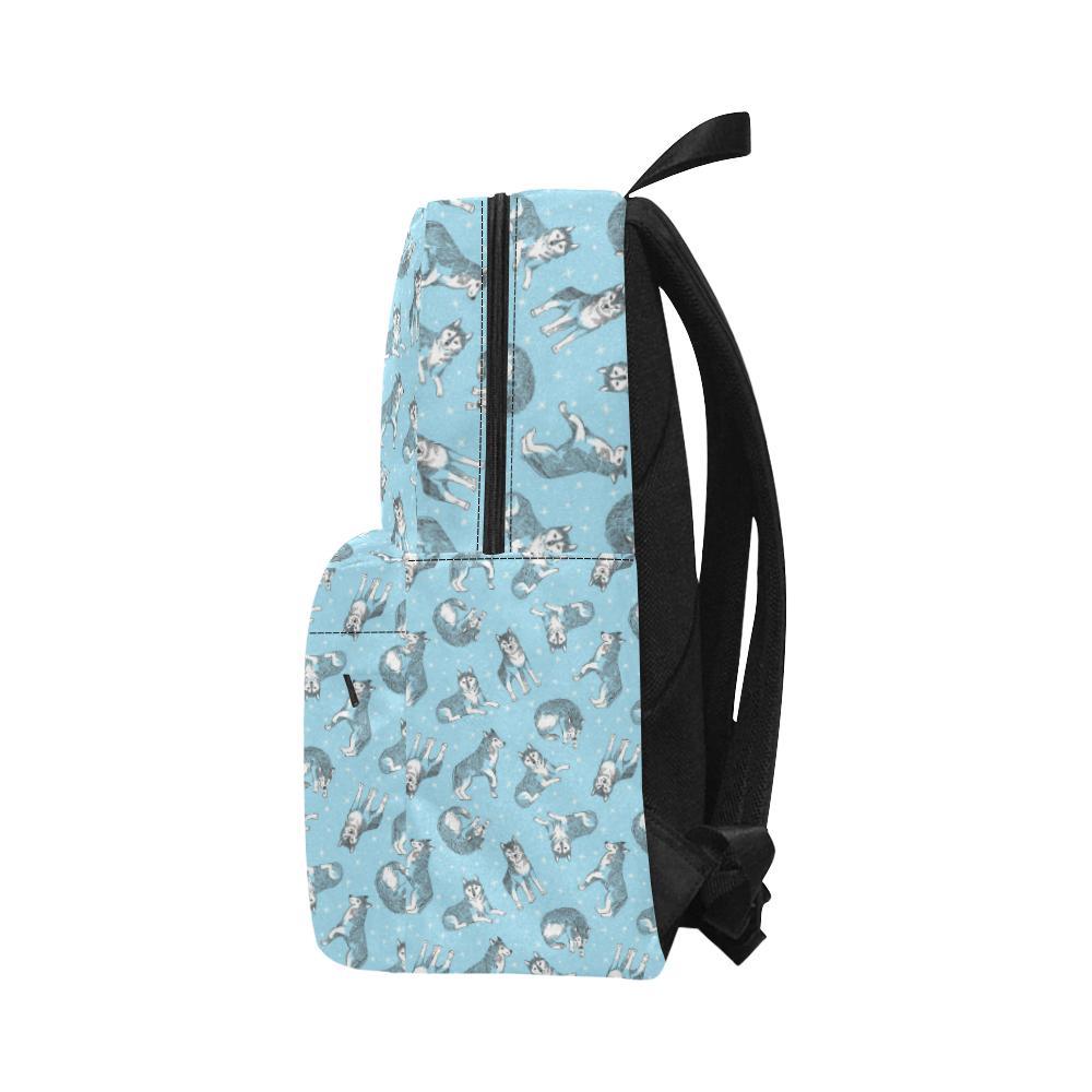 Wolf Design Print Pattern Waterproof Backpack-JTAMIGO.COM
