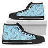 Wolf Design Print Pattern Women High Top Shoes