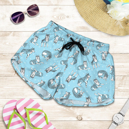 Wolf Design Print Pattern/Shorts.jpg Women Shorts-JTAMIGO.COM