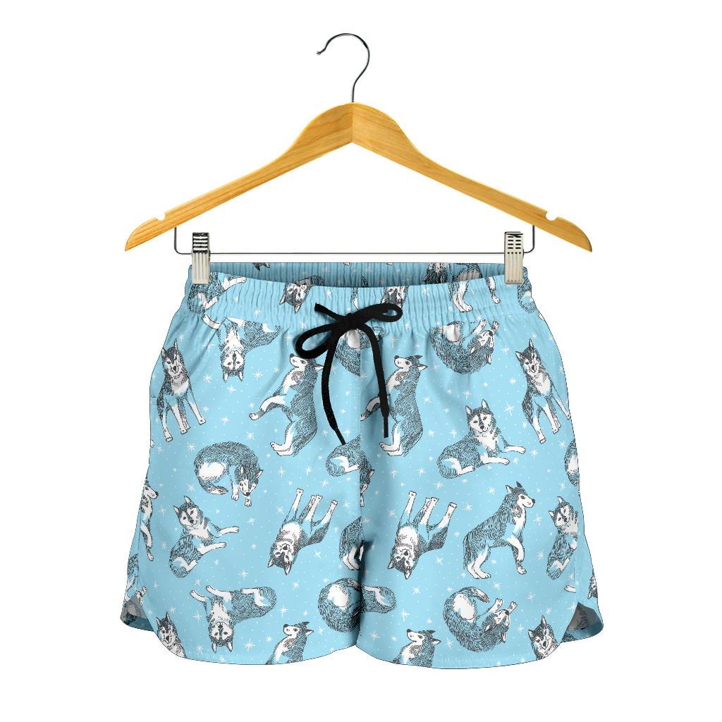 Wolf Design Print Pattern/Shorts.jpg Women Shorts-JTAMIGO.COM