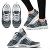 Wolf Tree of Life Knit Design Print Women Sneakers Shoes