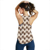 Wolf Tribal Dream Catcher Design Print Women Racerback Tank Top