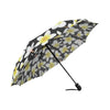 Yellow Plumeria Hawaiian Flowers Automatic Foldable Umbrella