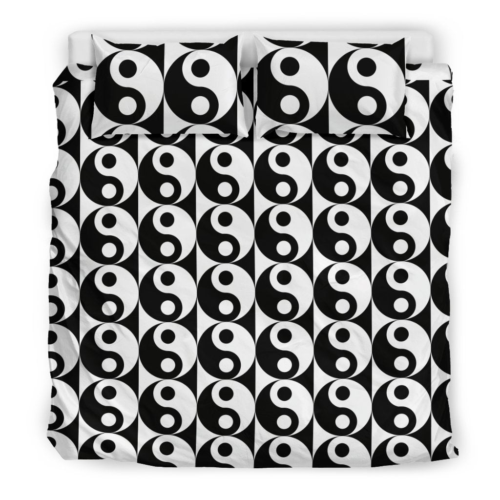 Yin Yang Classic Pattern Design Print Duvet Cover Bedding Set