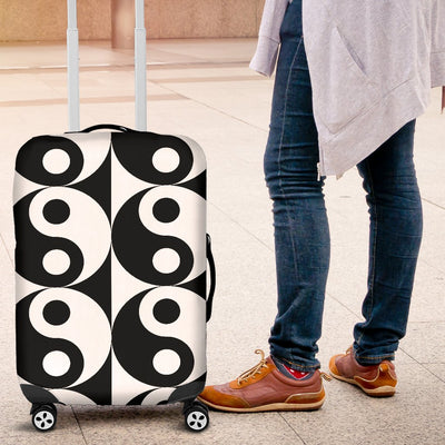 Yin Yang Classic Pattern Design Print Luggage Cover Protector