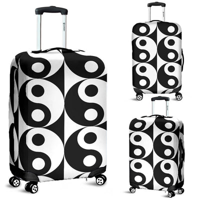 Yin Yang Classic Pattern Design Print Luggage Cover Protector